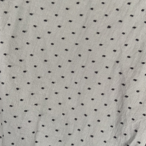 Victoria Secret Pajama Pants 100% Cotton Gray Polka Cottagecore Sexy not Sexy - Picture 3 of 6